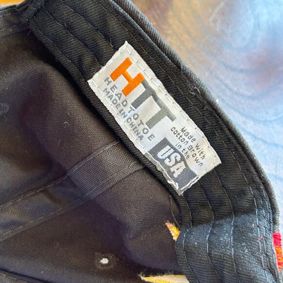 Embroidered Flames and Mad Anthony Logo on Black Hat - Picture 8 of 8